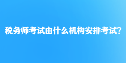 稅務(wù)師考試由什么機(jī)構(gòu)安排考試？