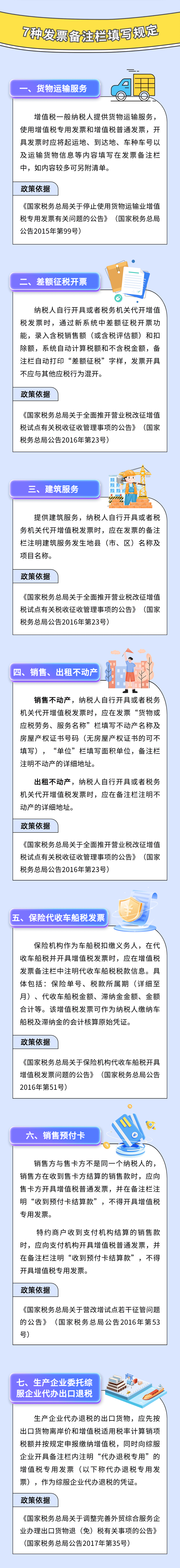 常見的7種發(fā)票備注欄填寫情形