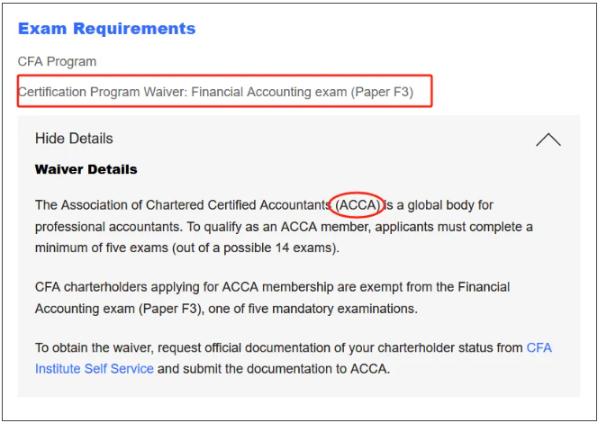 拿到CFA證書居然可以免考這些證書！
