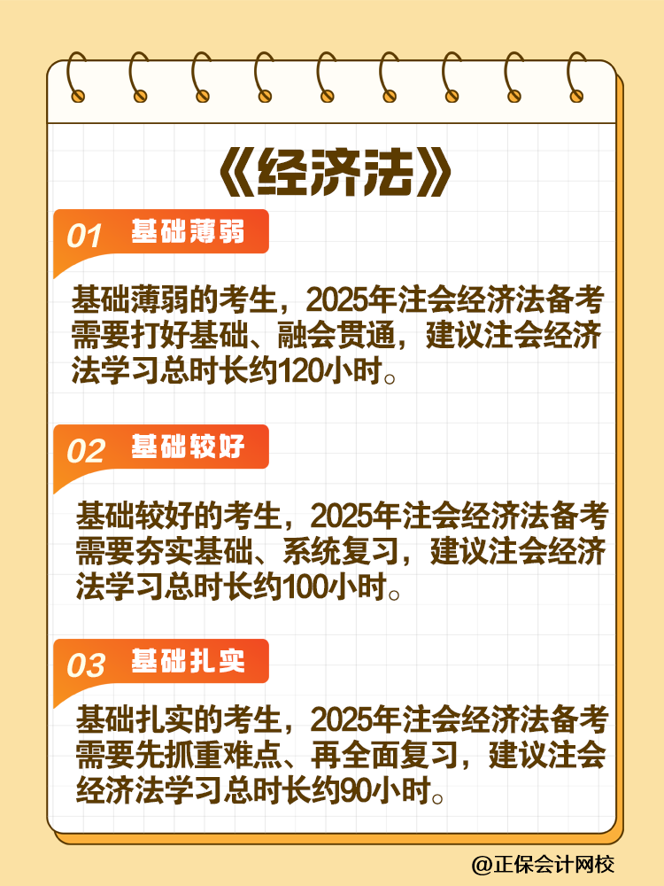 考生關(guān)注！2025年注會各科目建議學習時長